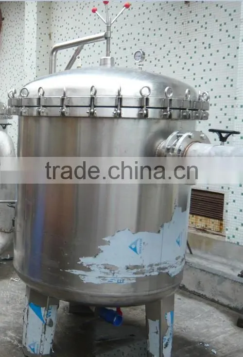 2015 hot sale good quality stainless steel filter tank and used in the waste water treatment