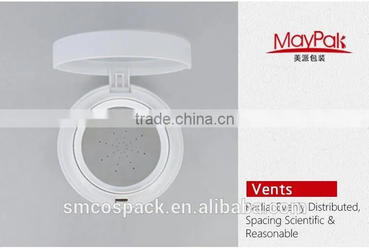 Empty round shape foundation cushion case empty air cushion bb