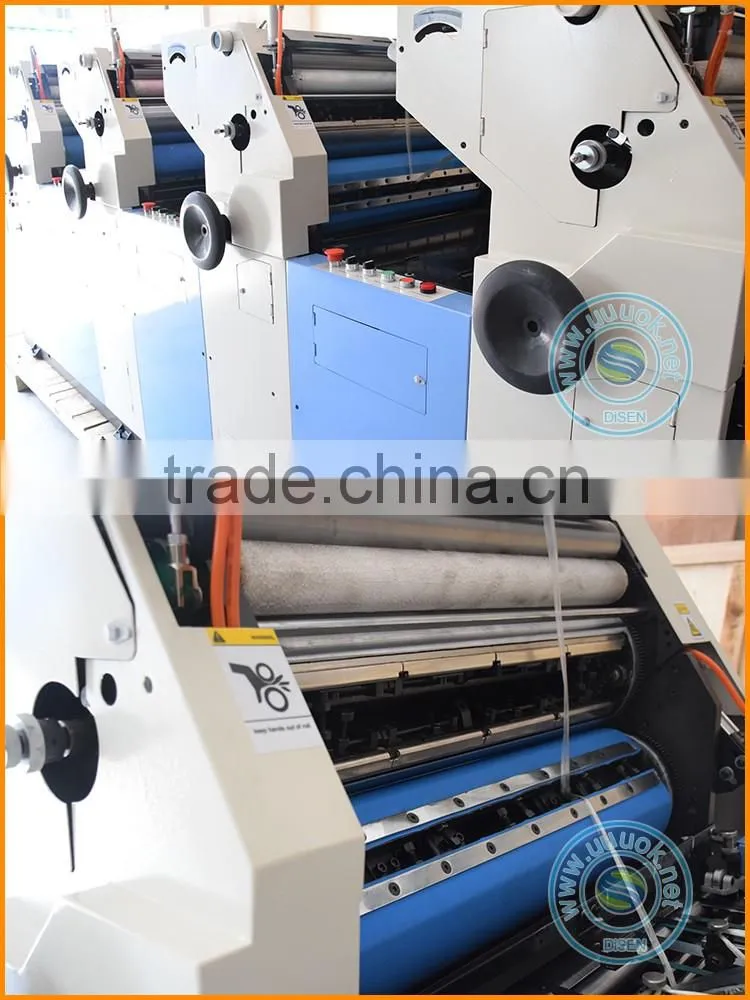 Four color high quality coding computer direct offset printing machine