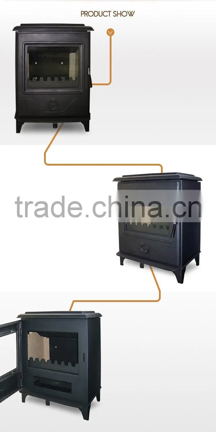 Excellent supplier wood logs fireplace/wood burning stove with glass door