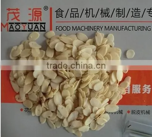 Almond kernel cutting machine