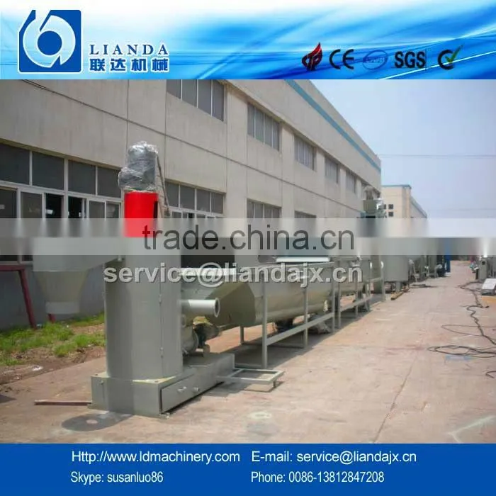 Plastic PET bottle recycling machine