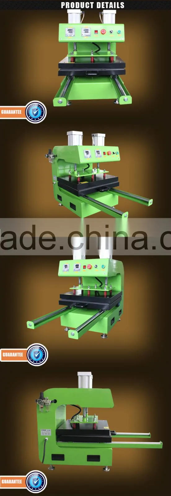 Hottest CE High Quality Rosin Pneumatic Double Heating Plates Heat Press Machine
