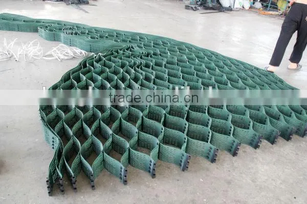 Textured and Perforated Geocell
