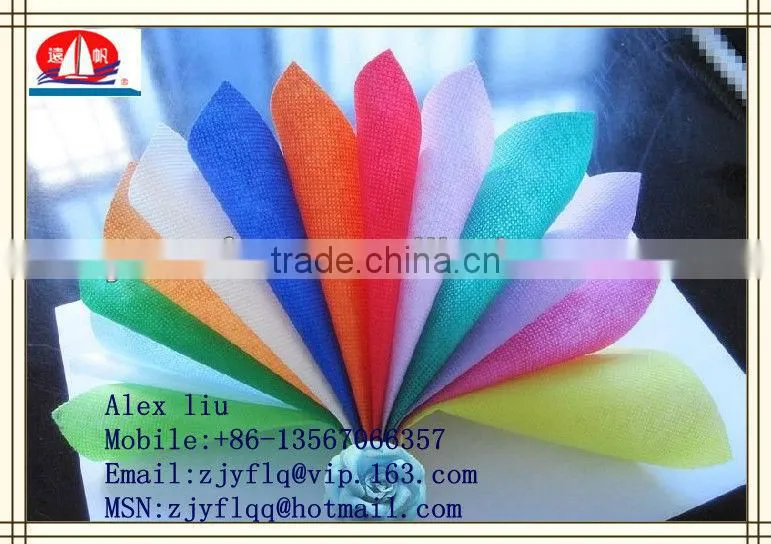 By the third party inspection qualified non woven table cloth , pp non woven fabric suppliers