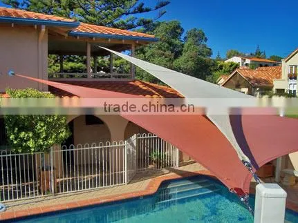 colorful HDPE virgin anti UV balcony shade net/shade cloth/ shade net for greenhouse(manufacture)<net roll & sewed item>