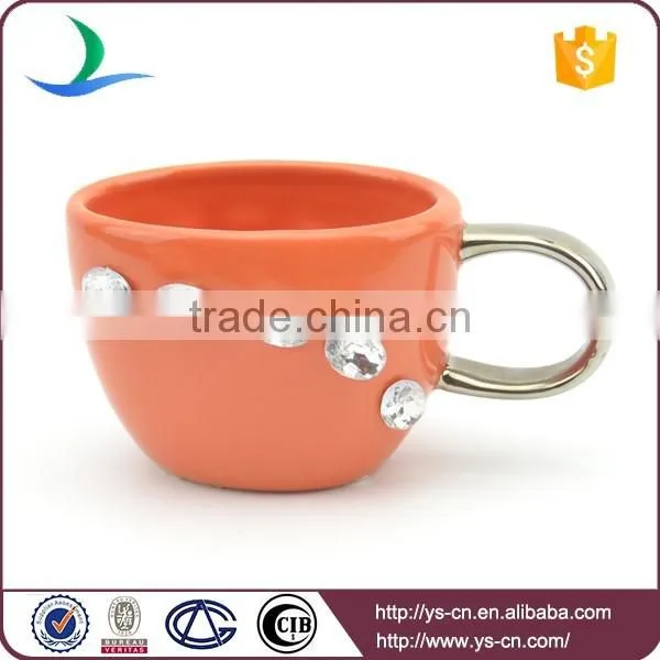 antique design hot selling tea coffee set with diamond