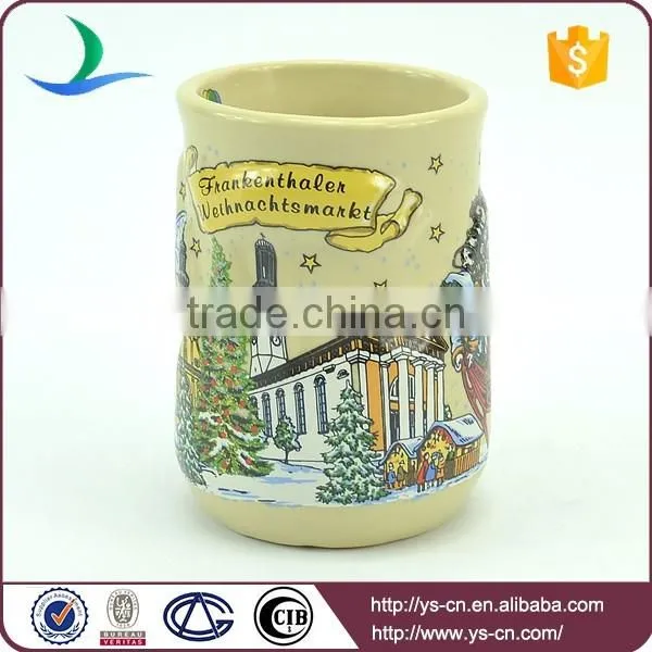 YScc0014-01 Wholesale 3d Christmas Ceramic Mug