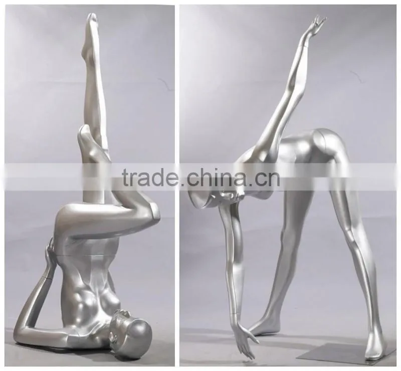 Factory direct price yoga sports female mannequin for display