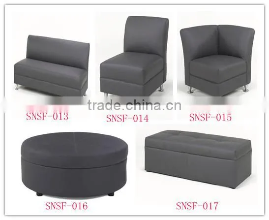 indian leather ottoman pouf