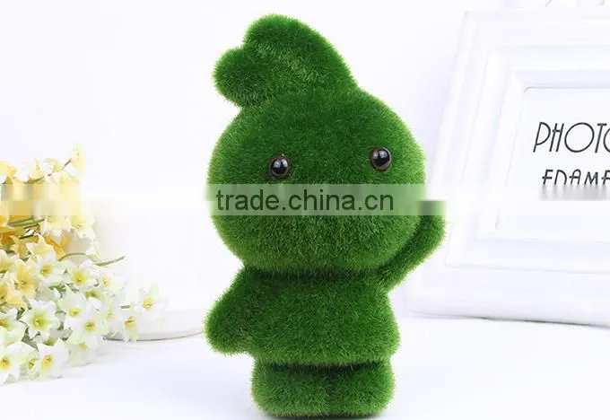 Artificial flocking bubble rabbit toy garden decoration accessories