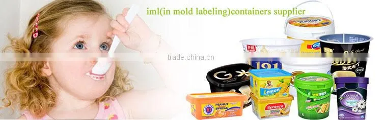 Alibaba China Wholesale plastic ice cream tub