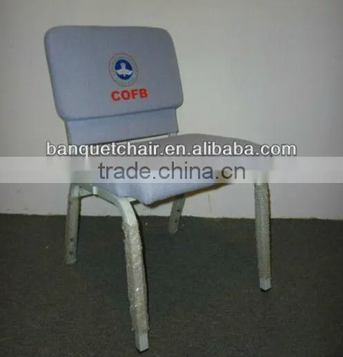 Rental cheap stackable padded church chair