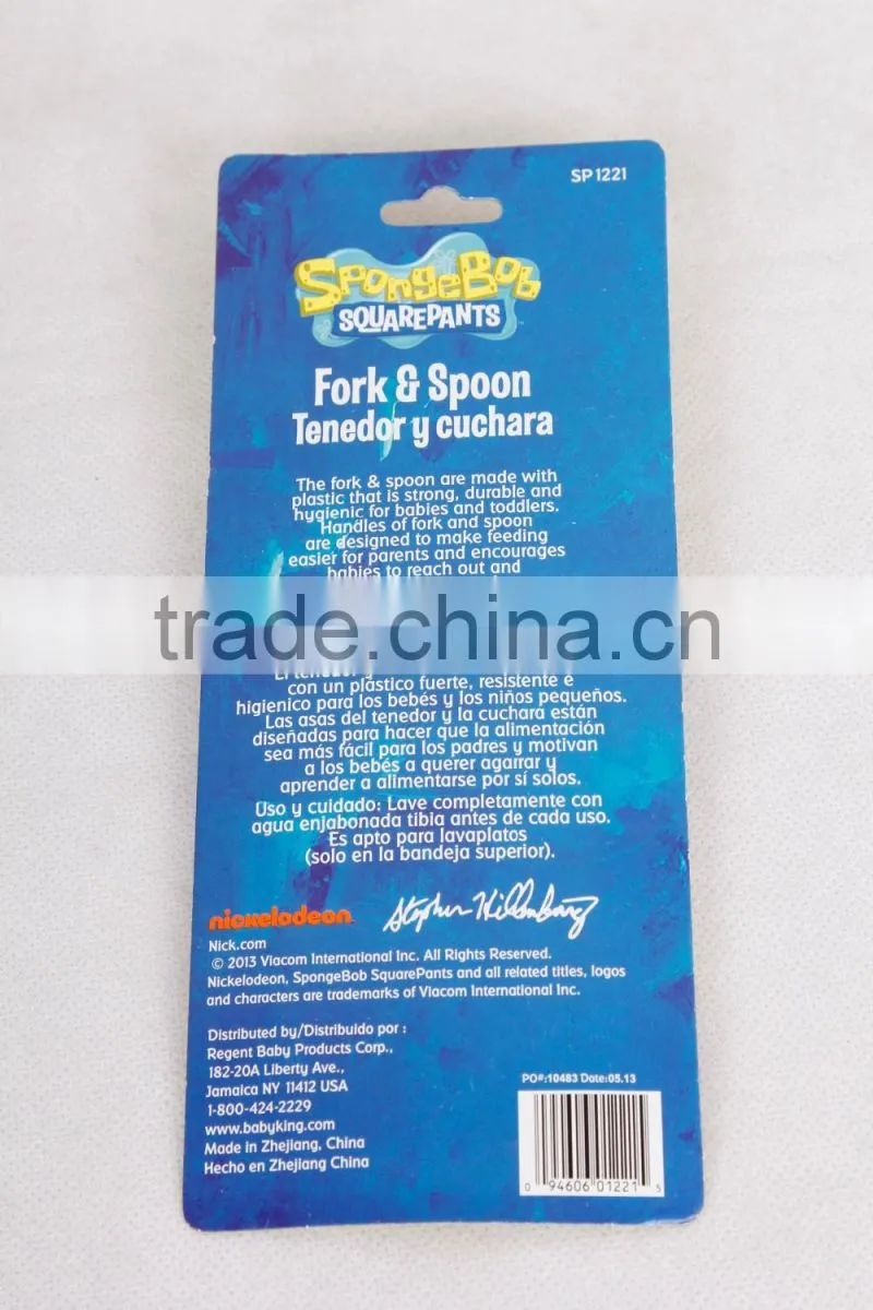 Baby cutlery set includes fork and spoon wholesale baby flatware Sets