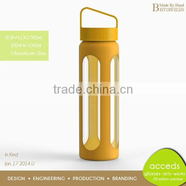 Different Types Silicone Sport Travel Drinking Bottles