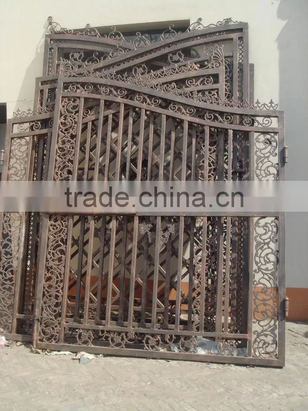 antique decorative garden cast iron gate design