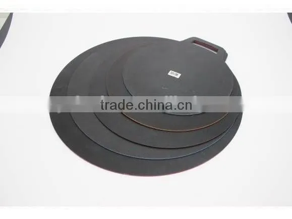 New design Hexagonal cast iron skillet with handle