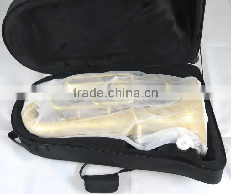 Gold lacquer cupronickel silde 4 -key piston valve Euphonium