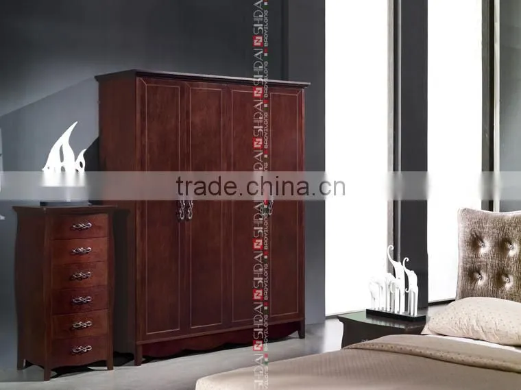 cheap wardrobe closet / bedroom wall wardrobe design / designer almirah wardrobe F-13