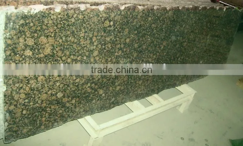 Polished Baltic Brown granite half slabs