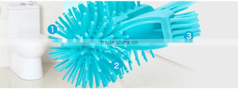 Tech nano TPR materials cleaning toilet brush