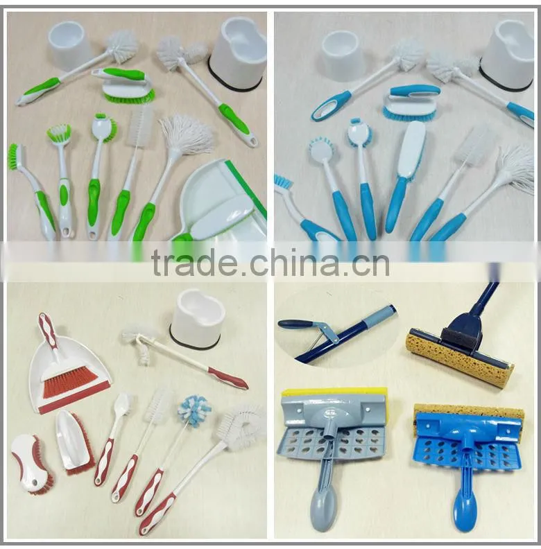 PP and PET material durable high quality household plastic handle broom