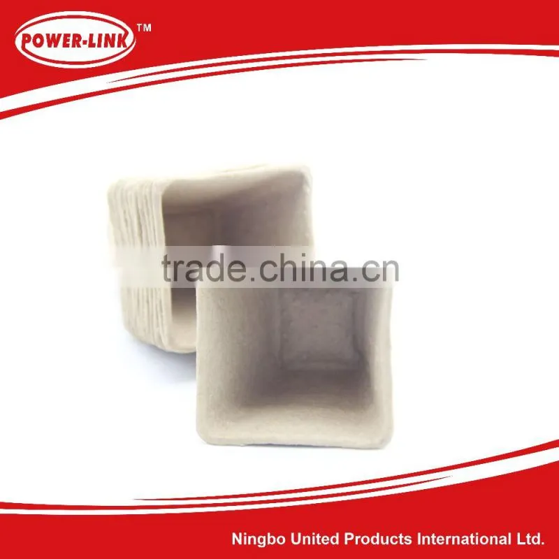 18pcs 8cm Paper Seeder Tray ,Square Pots