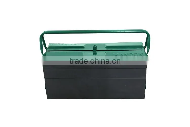 High Quality Empty Toolkit,Three Layers Metal Tool Box