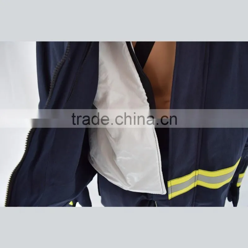2016 New design Comfortable cotton Firefighting Reflective Gear