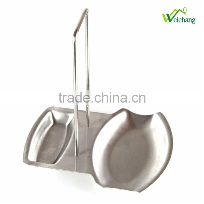 WCJ404 creative stainless steel kitchen pot cover holder/ pot lid rack,Multifunction for kitchen metal pot cover holder
