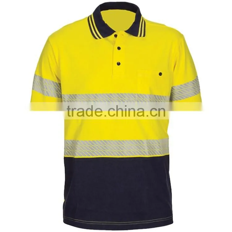 Custom design work color combination polo shirt