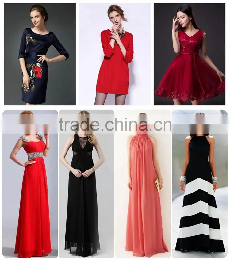 Factory supply New models crystal beaded sheath nude evening dress