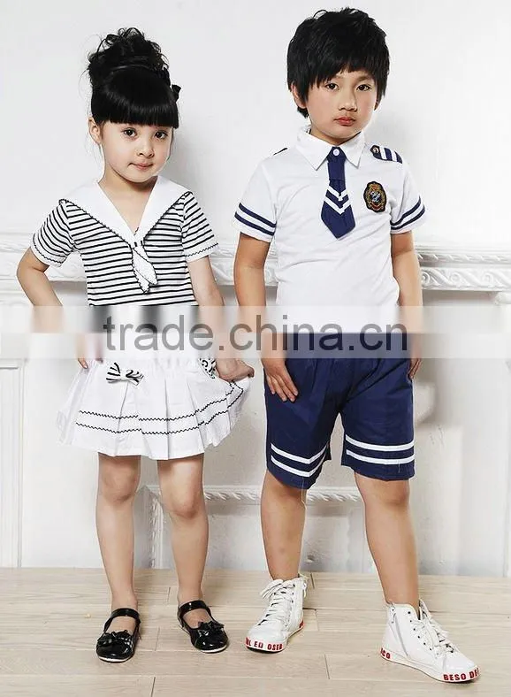 fashional cotton summer primary school uniforms