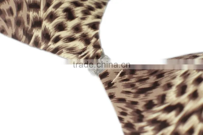super light breathable invisible leopard yoga sports bra