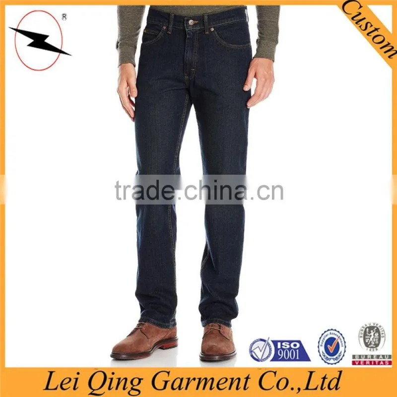 Fashion young mens plus size denim jeans pants