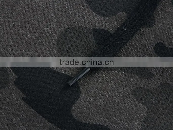 Fashionable Men full printing camouflage cheaper wholesale good quality warm comfort fleece CVC60/40cotton