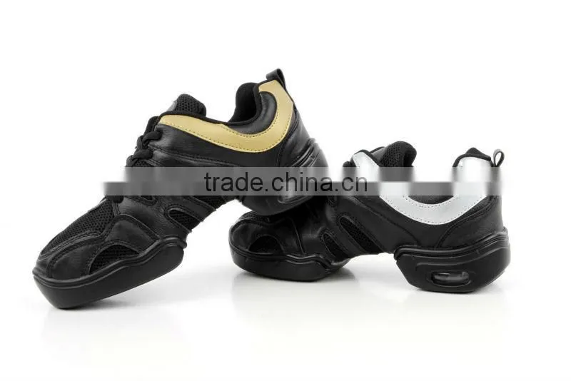 2013 Leather and Mesh High Quality Jazz Dance Sneaker
