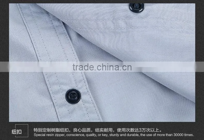 Juqian mens working coverall workwear Cotton short sleeve summer Industrial safey work uniforms