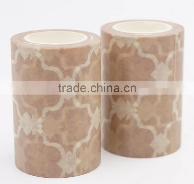 Super Wide washi masking paper tape for wall sticker