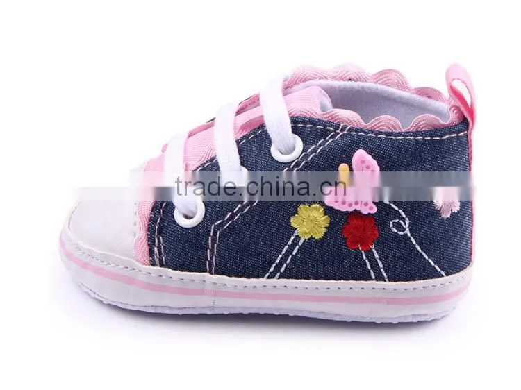 Cute ruffles mori baby girl's booties