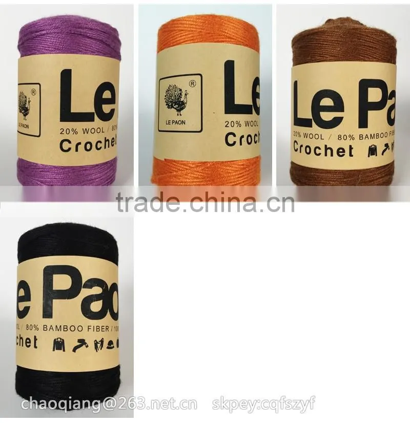 The Beautiful Colourful Cotton Wool Blend Yarn For Knitting