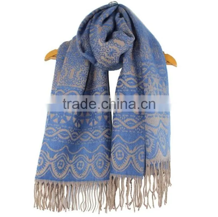 Hot selling Popular Jacquard Scarf Pashmina Scarves Wholesale