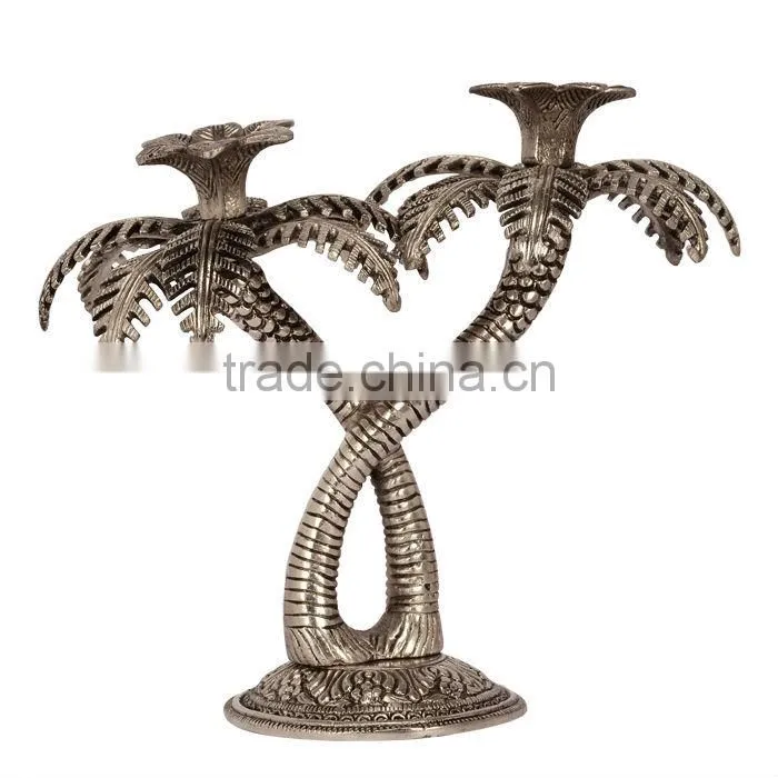 Crafted Candle Stand , Twin Candle Holder