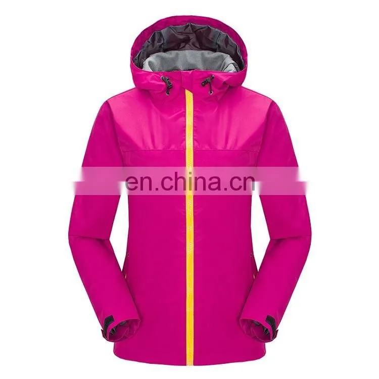 Custom unisex waterproof hooded jacket windbreaker jacket