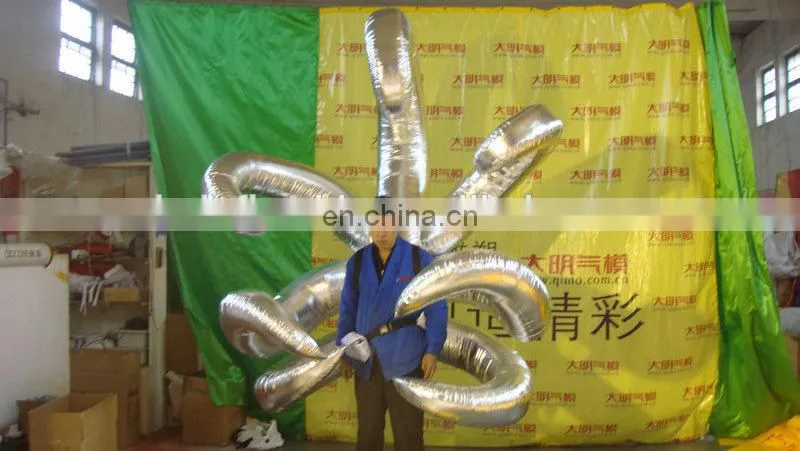 customized new design backpack giant inflatable octopus tentacle for advertising