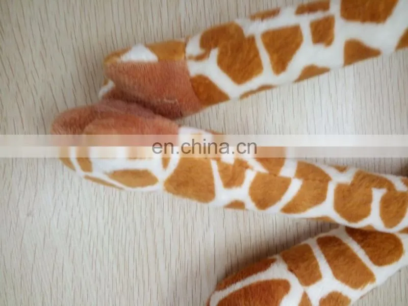 40cm Plush lovely giraffe hanging toy long arm with real product organic cotton