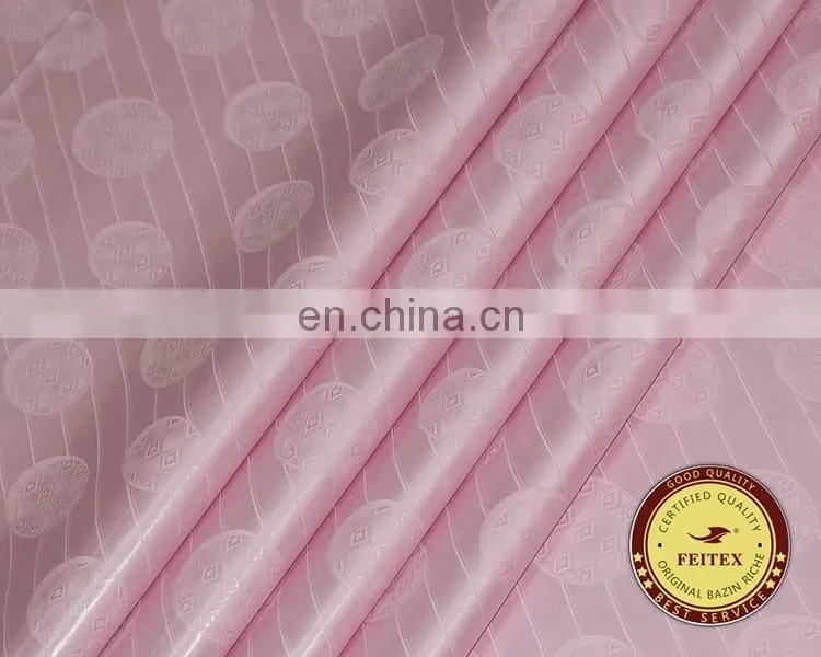 FEITEX New African Fabric Pink Wholesale Nigerian Cloth Quality African Textile Material Fabric Made In China