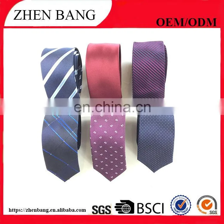 Men's silk long knitting neckties from China factory