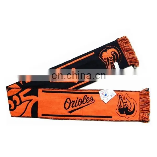 Fashion custom give away knit woven scarf