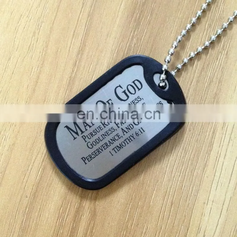 cut out sliver metal custom shape printable dog tag